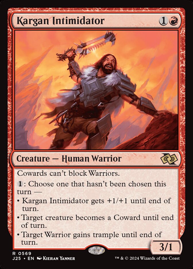 Kargan Intimidator, Foundations Jumpstart · 0569