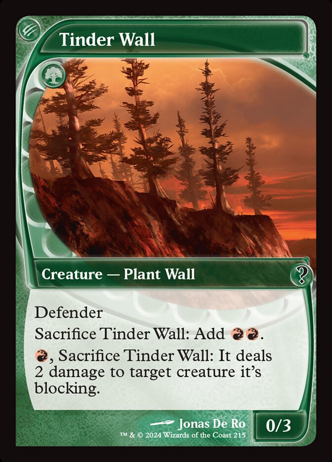 Tinder Wall, Mystery Booster 2 · 0215