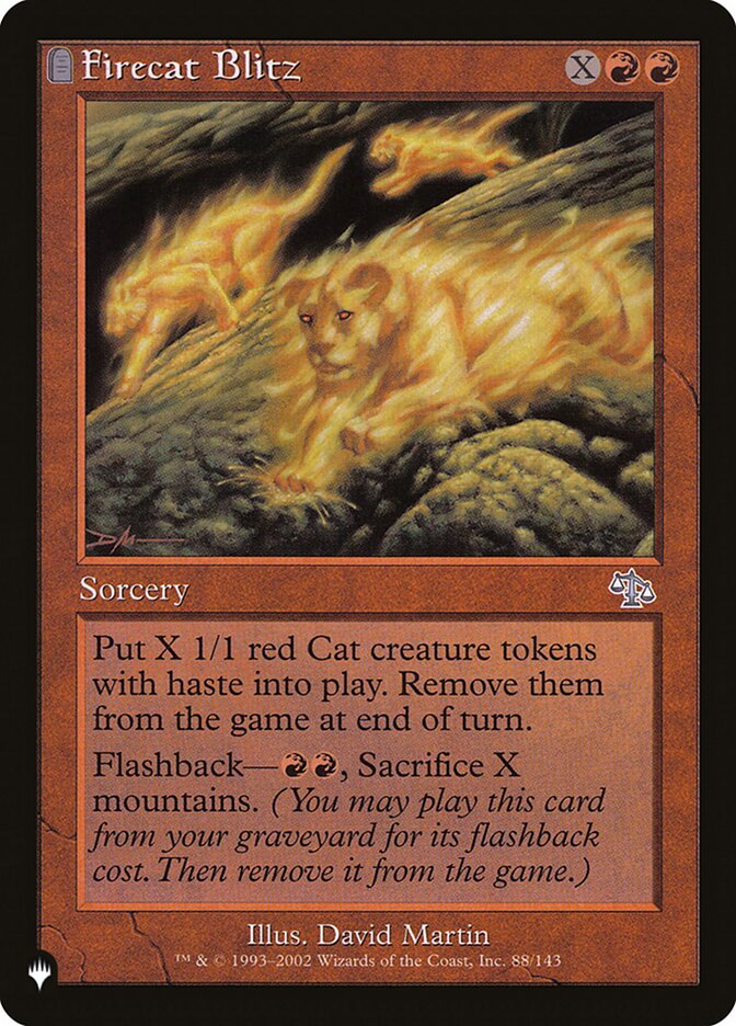 Firecat Blitz, The List · jud-88