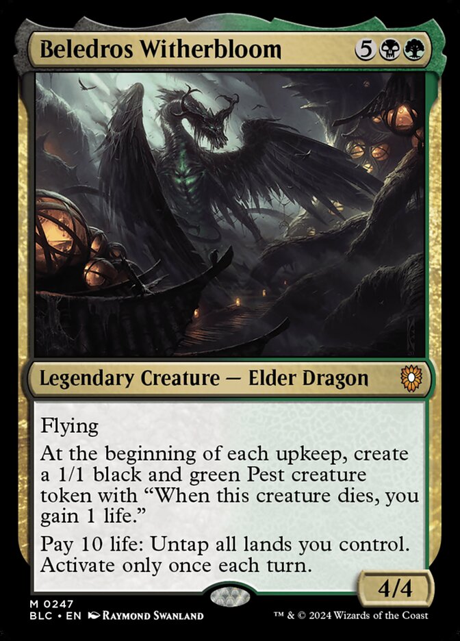 Beledros Witherbloom, Bloomburrow Commander · 0247