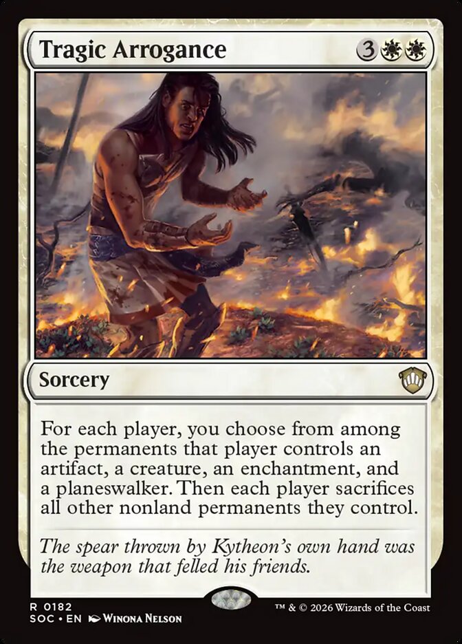 Tragic Arrogance, Secrets of Strixhaven Commander · 0182
