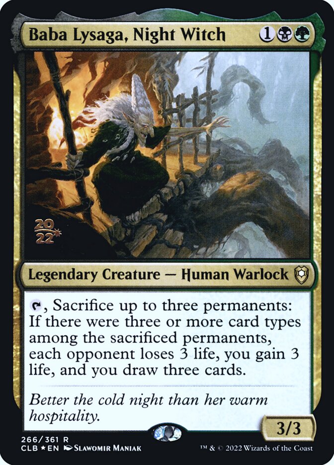 Baba Lysaga, Night Witch, Battle for Baldur's Gate Promos · 266/361
