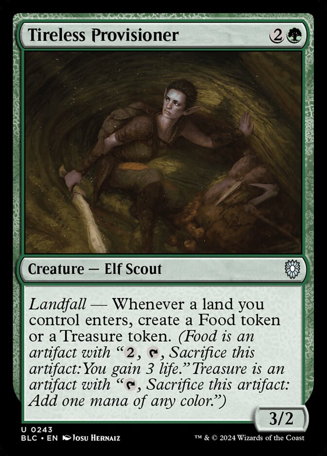 Tireless Provisioner, Bloomburrow Commander · 0243