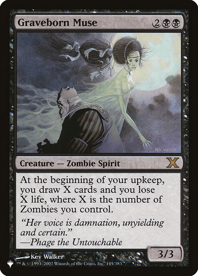 Graveborn Muse, The List · 10e-145