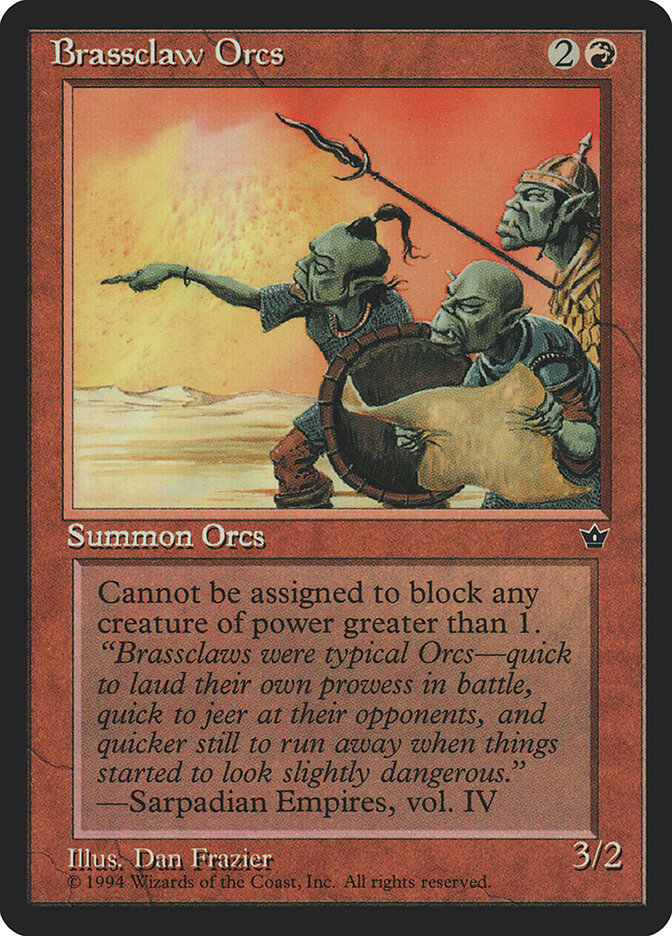 Brassclaw Orcs, Fallen Empires · 49b