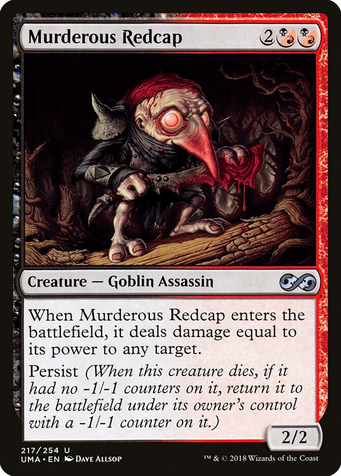 Murderous Redcap, Ultimate Masters · 217/254