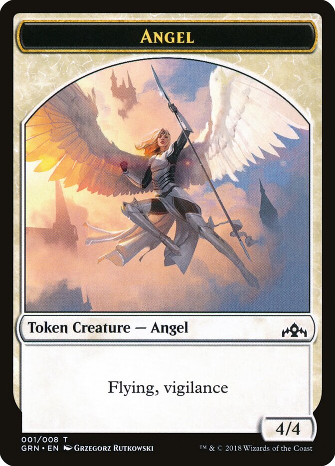 Angel, Guilds of Ravnica Tokens · 001