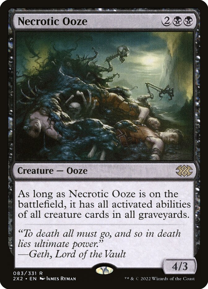 Necrotic Ooze, Double Masters 2022 · 083/331