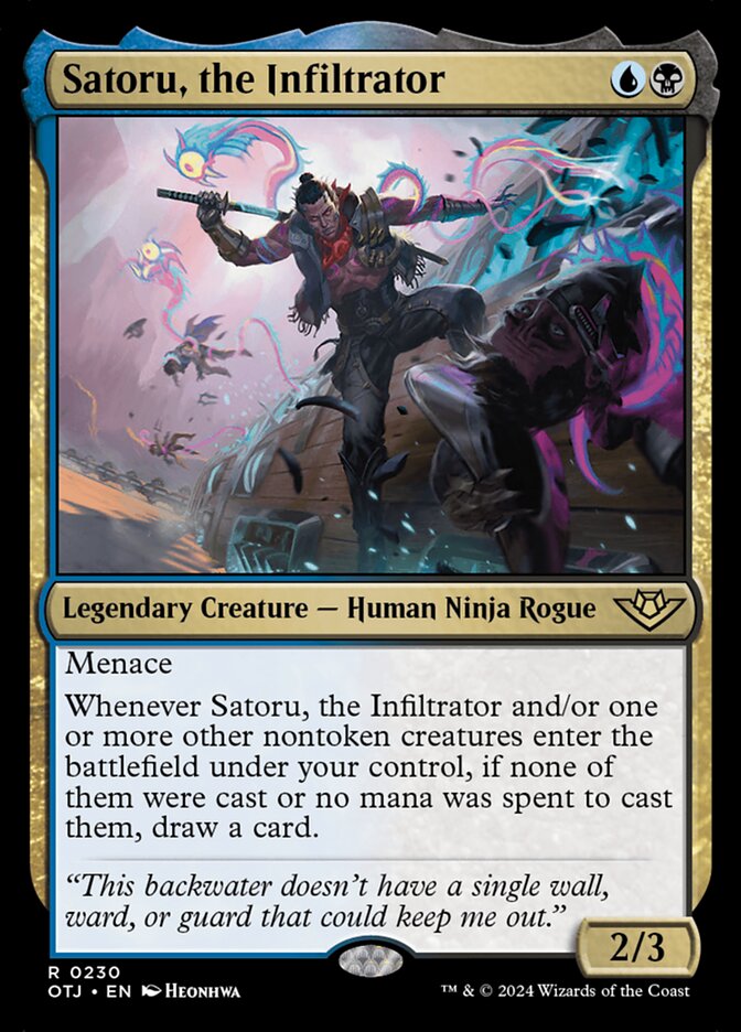 Satoru, the Infiltrator, Outlaws of Thunder Junction · 0230