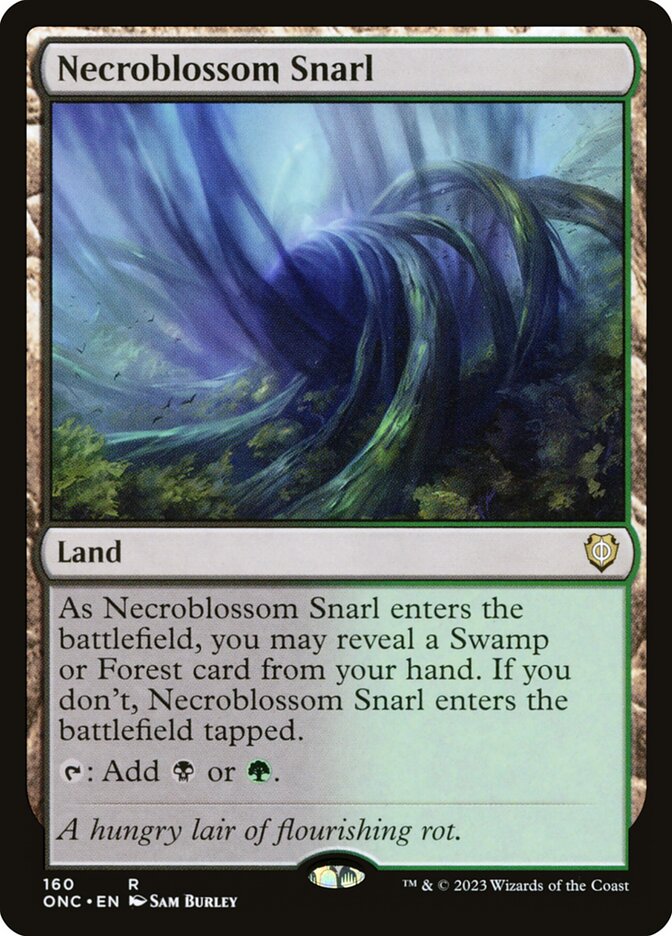Necroblossom Snarl, Phyrexia: All Will Be One Commander · 160
