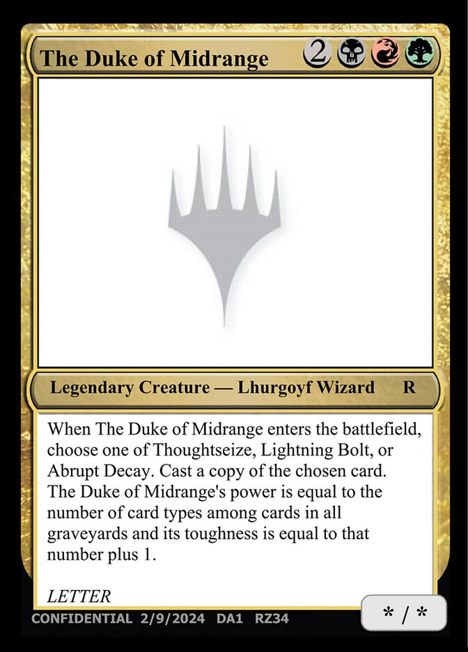 The Duke of Midrange, Unknown Event · rz34