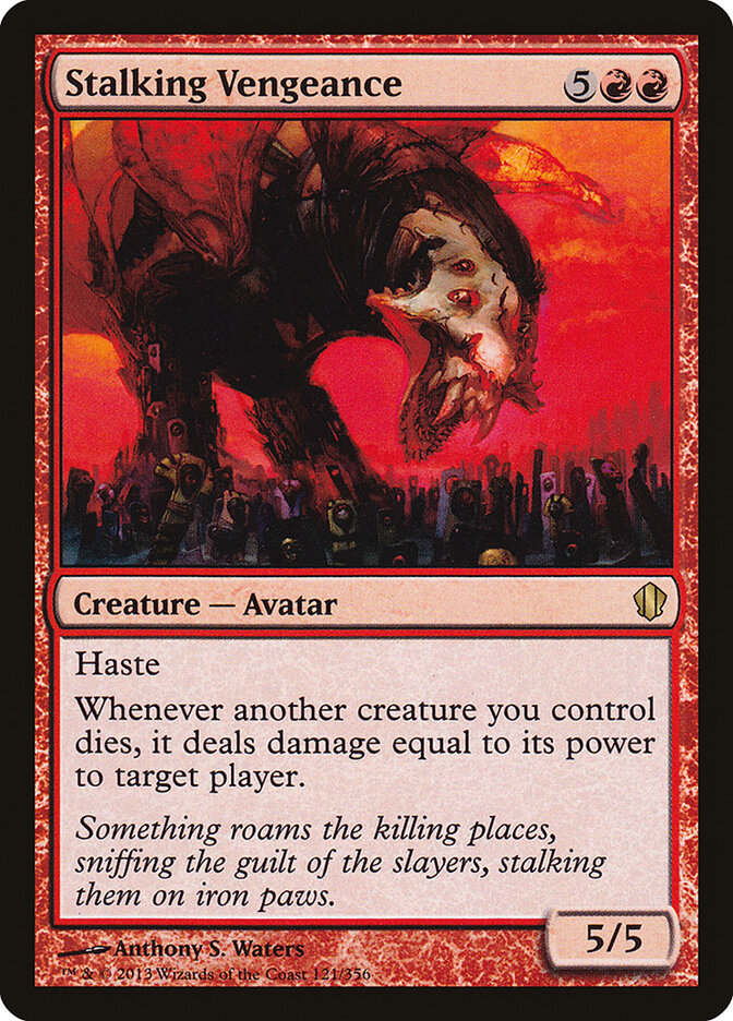 Stalking Vengeance, Commander 2013 · 121/356