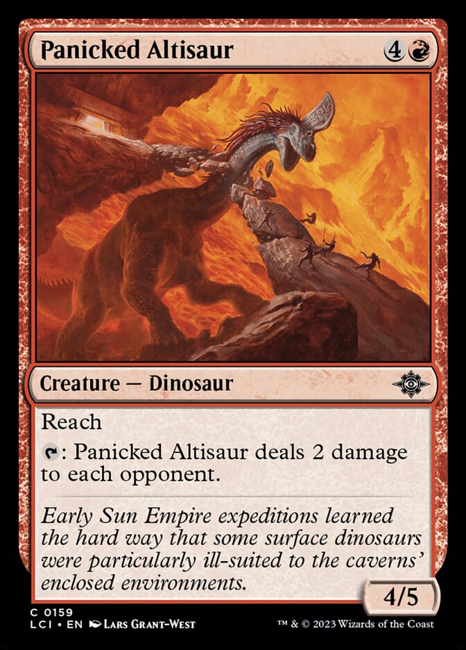 Panicked Altisaur, The Lost Caverns of Ixalan · 0159