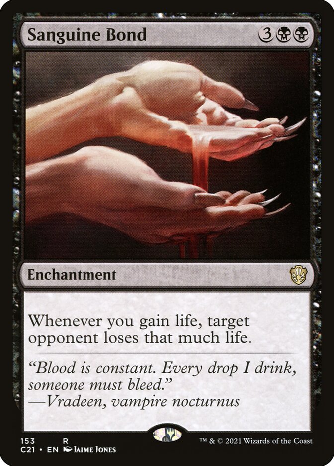 Sanguine Bond, Commander 2021 · 153