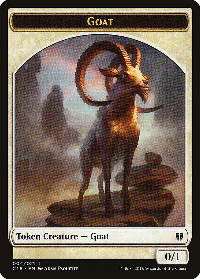 Goat, Commander 2016 Tokens · 004