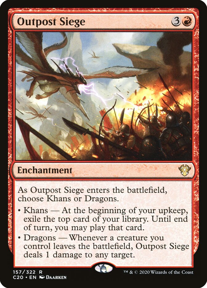Outpost Siege, Commander 2020 · 157/322