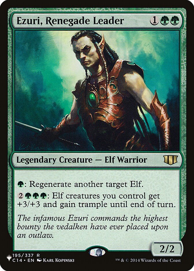 Ezuri, Renegade Leader, The List · c14-195
