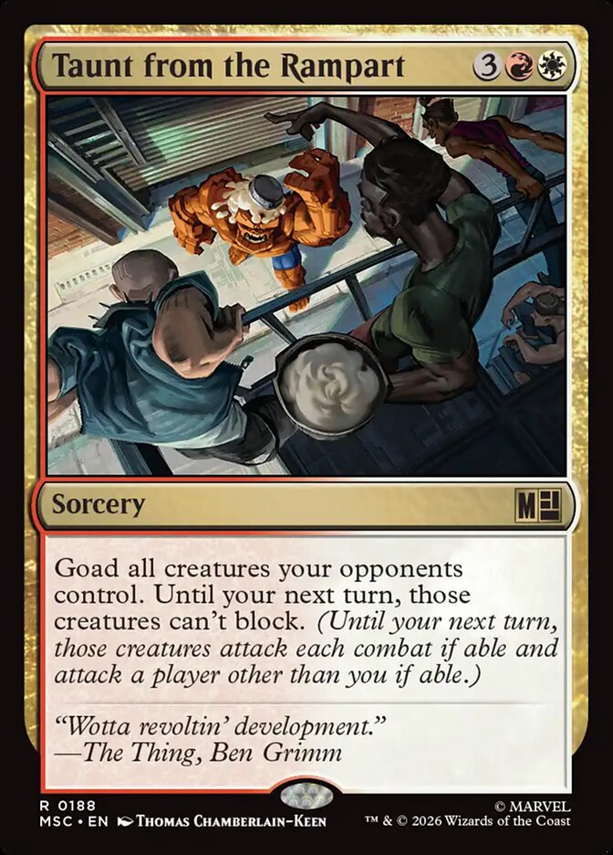 Taunt from the Rampart, Marvel Super Heroes Commander · 0188