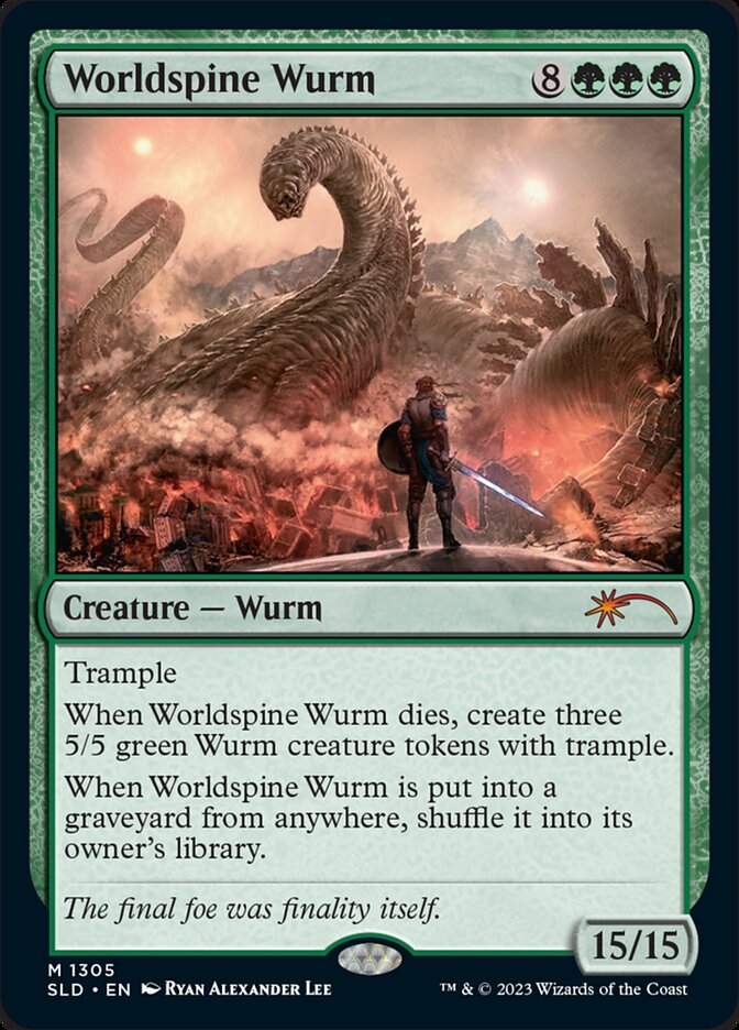 Worldspine Wurm, Secret Lair Drop · 1305
