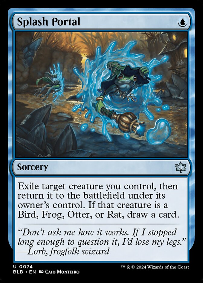Splash Portal, Bloomburrow · 0074