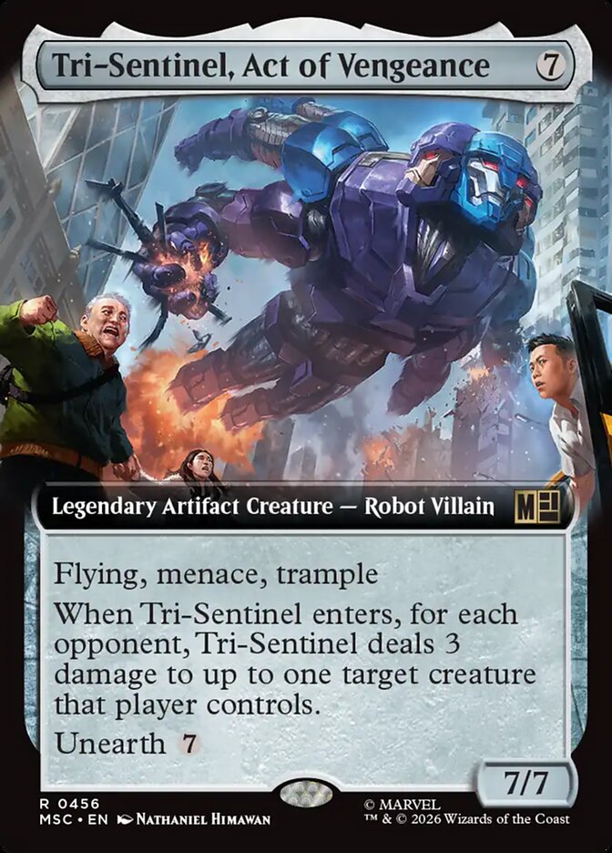 Tri-Sentinel, Act of Vengeance, Marvel Super Heroes Commander · 0456