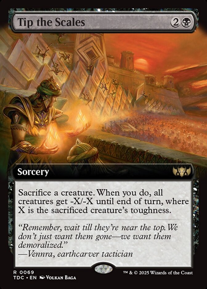 Tip the Scales, Tarkir: Dragonstorm Commander · 0069