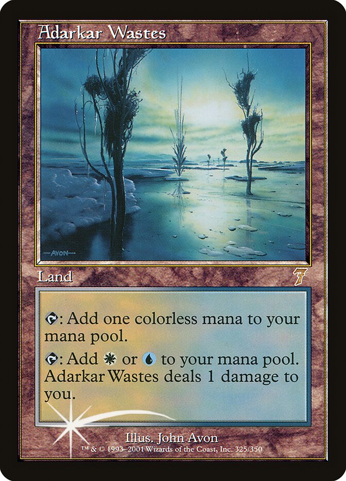 Adarkar Wastes, Seventh Edition · 325-star