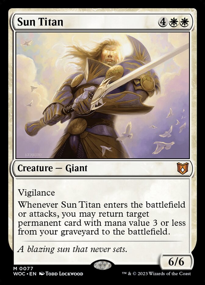 Sun Titan, Wilds of Eldraine Commander · 0077