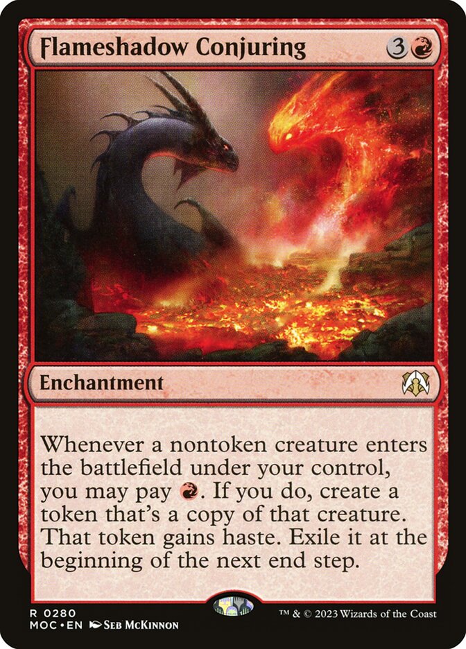 Flameshadow Conjuring, March of the Machine Commander · 0280