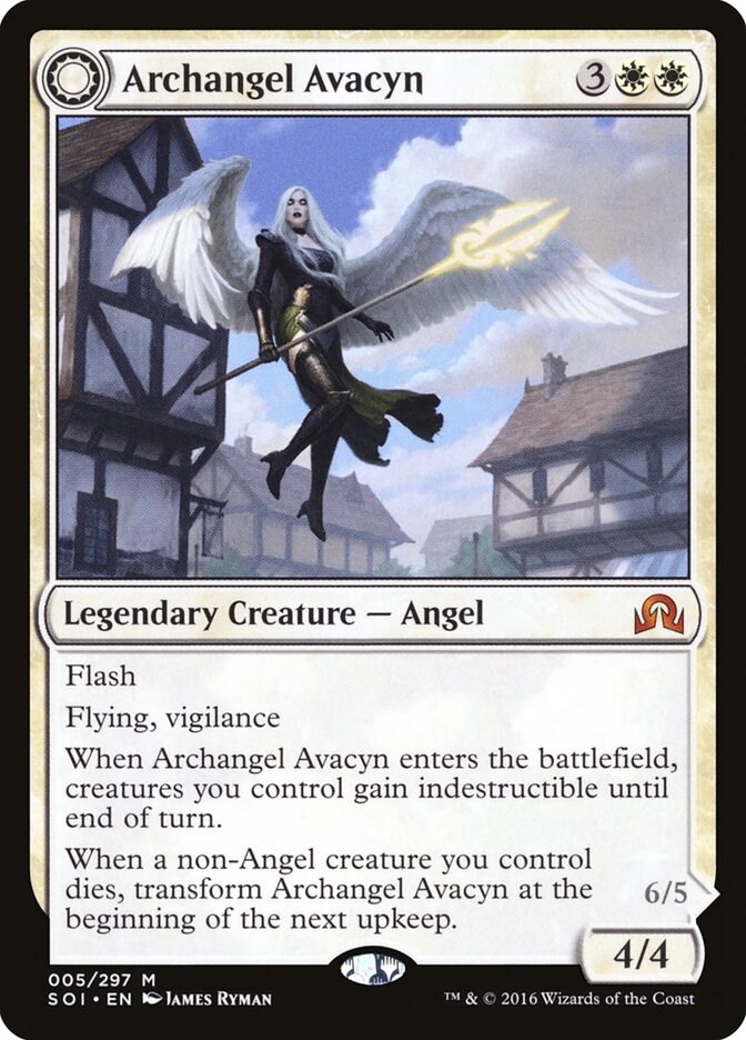 Archangel Avacyn // Avacyn, the Purifier, Shadows over Innistrad · 005/297
