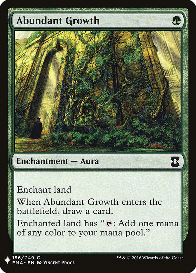 Abundant Growth, The List · ema-156