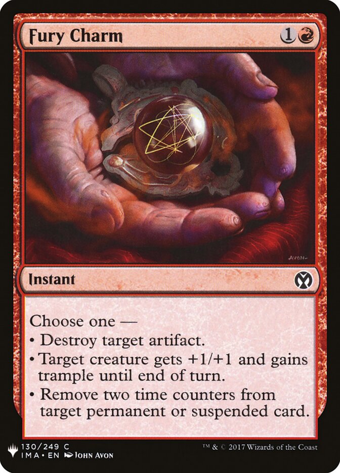 Fury Charm, The List · ima-130