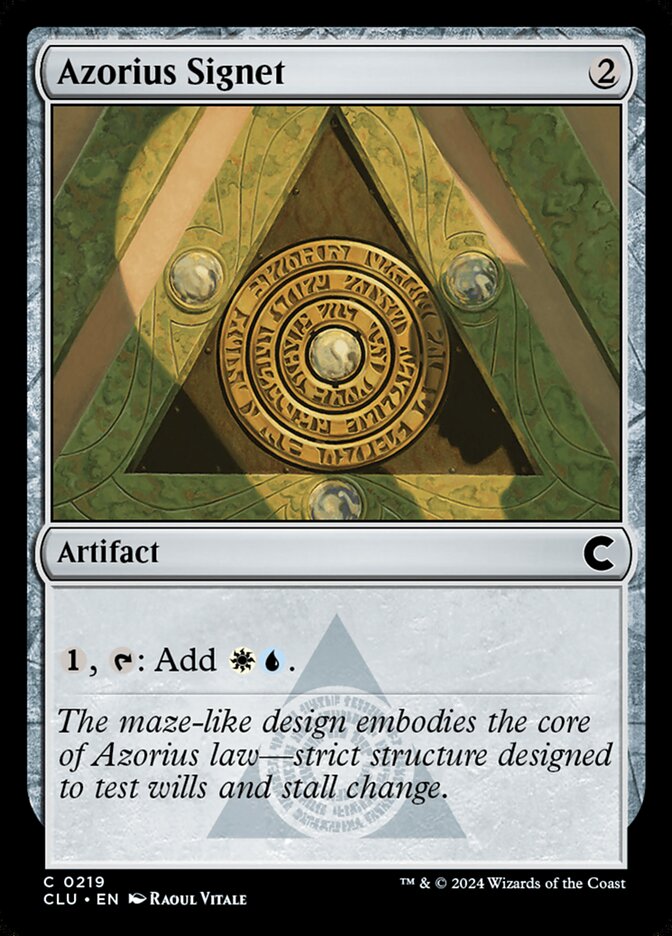 Azorius Signet, Ravnica: Clue Edition · 0219