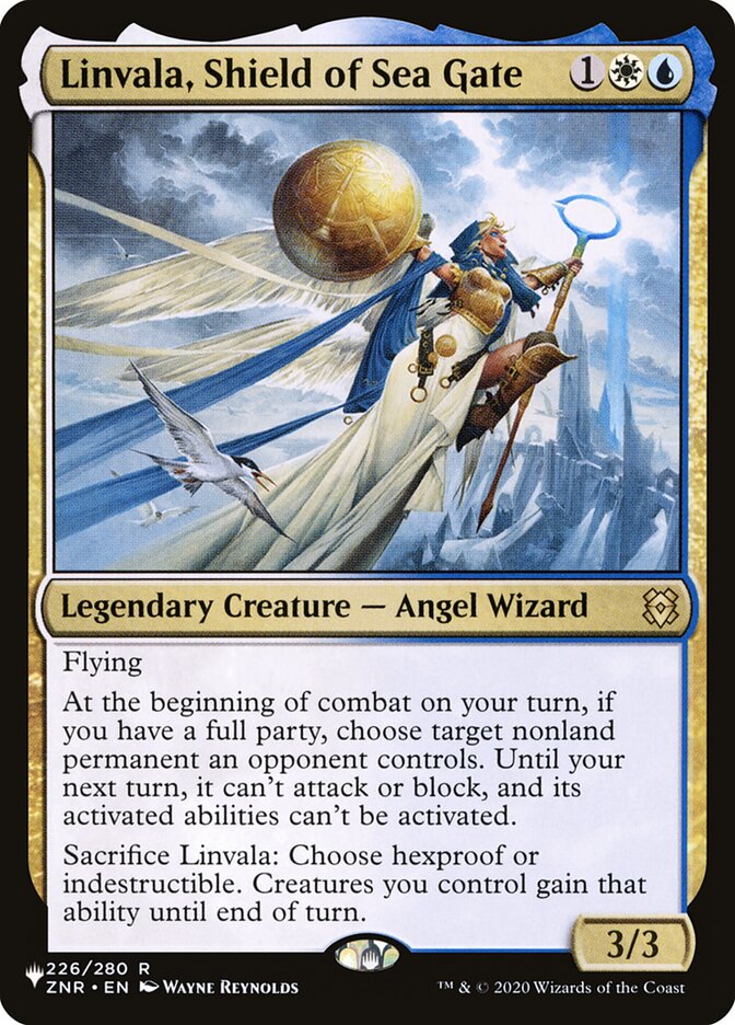 Linvala, Shield of Sea Gate, The List · znr-226