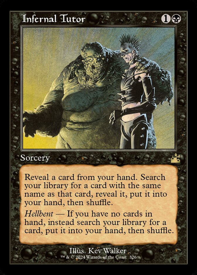 Infernal Tutor, Ravnica Remastered · 0326