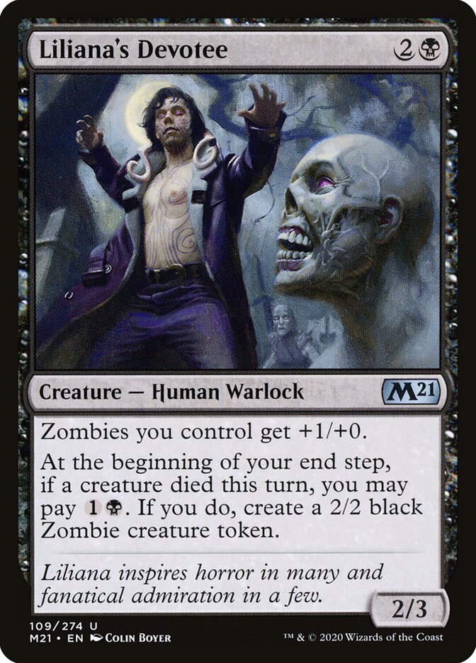 Liliana's Devotee, Core Set 2021 · 109/274
