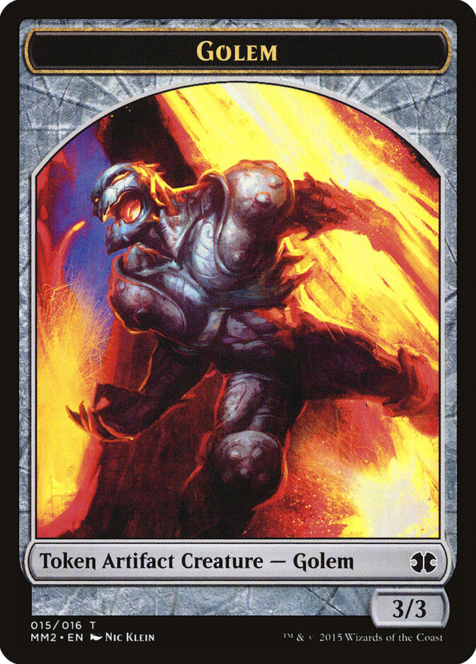 Golem, Modern Masters 2015 Tokens · 015