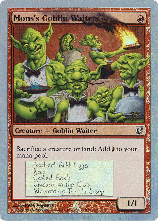 Mons's Goblin Waiters, Unhinged · 82-star