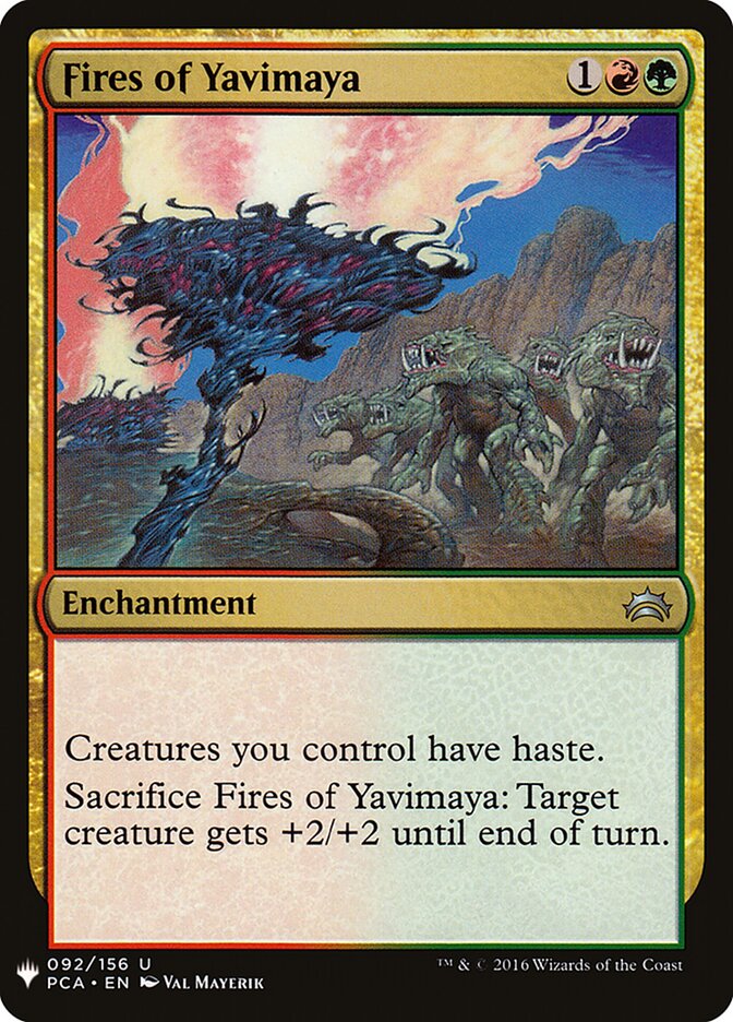 Fires of Yavimaya, The List · pca-92