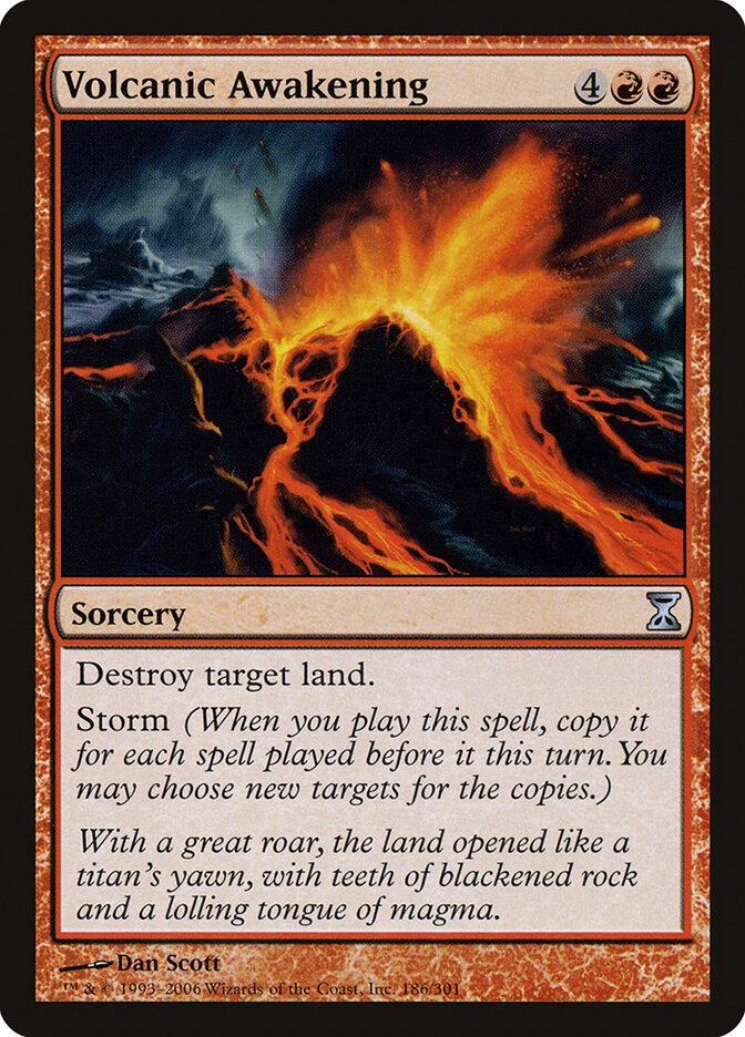 Volcanic Awakening, Time Spiral · 186/301