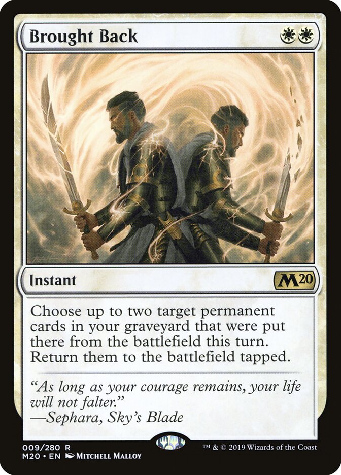 Brought Back, Core Set 2020 · 009/280