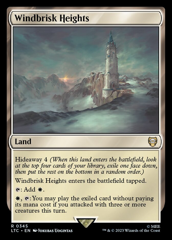 Windbrisk Heights, Tales of Middle-earth Commander · 0345