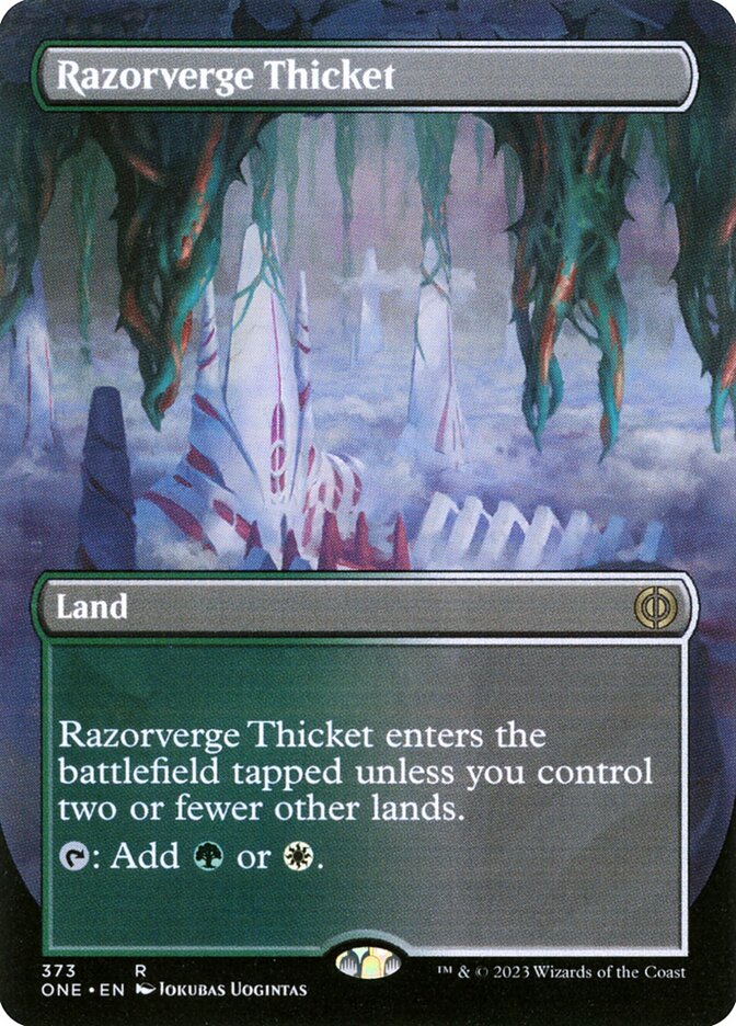 Razorverge Thicket, Phyrexia: All Will Be One · 373