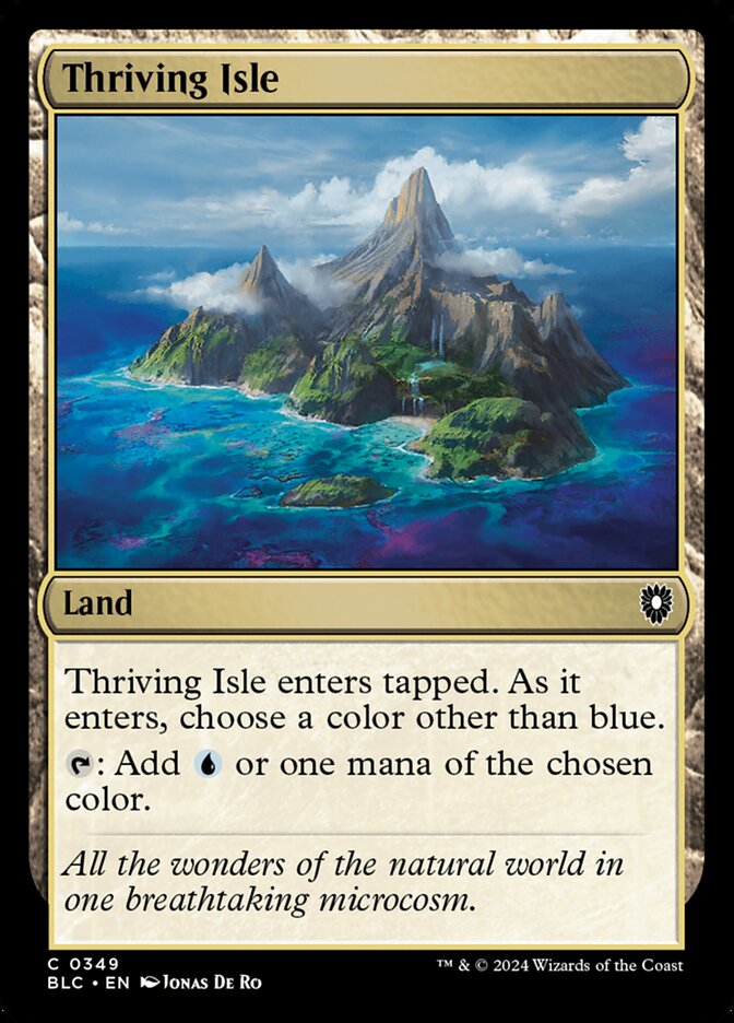 Thriving Isle, Bloomburrow Commander · 0349