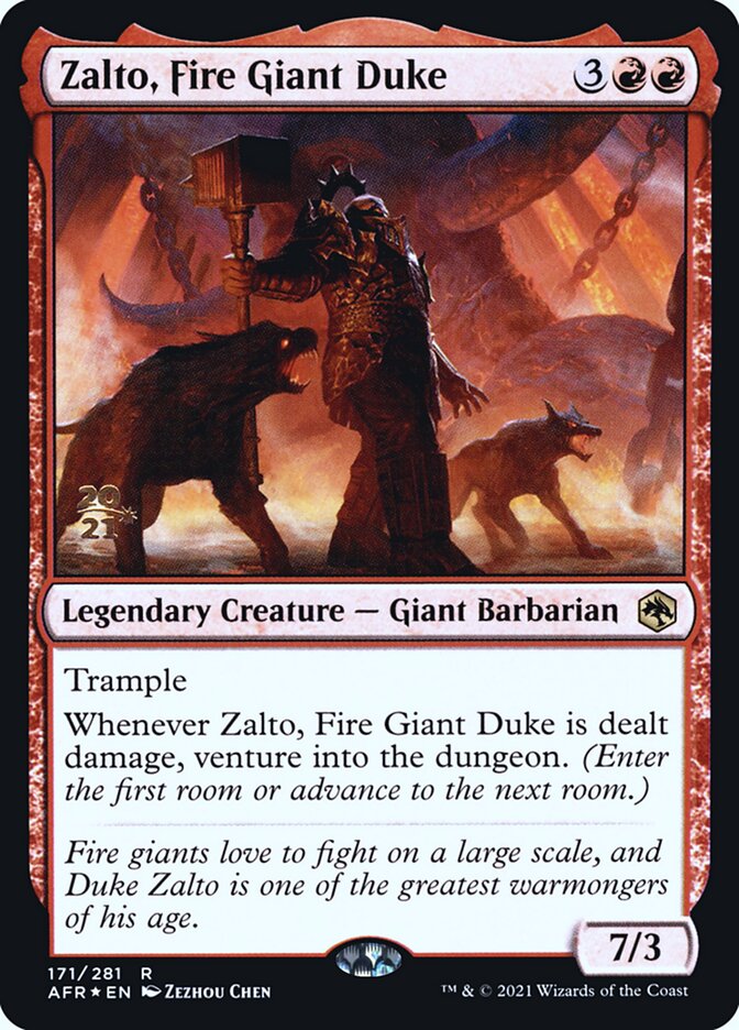Zalto, Fire Giant Duke, Adventures in the Forgotten Realms Promos · 171/281