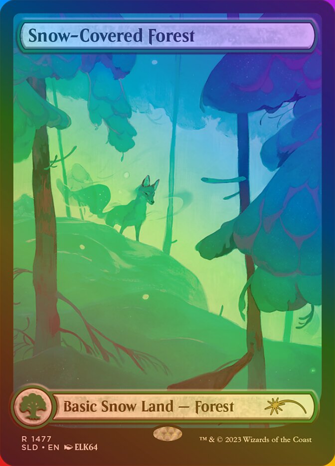 Snow-Covered Forest, Secret Lair Drop · 1477-star
