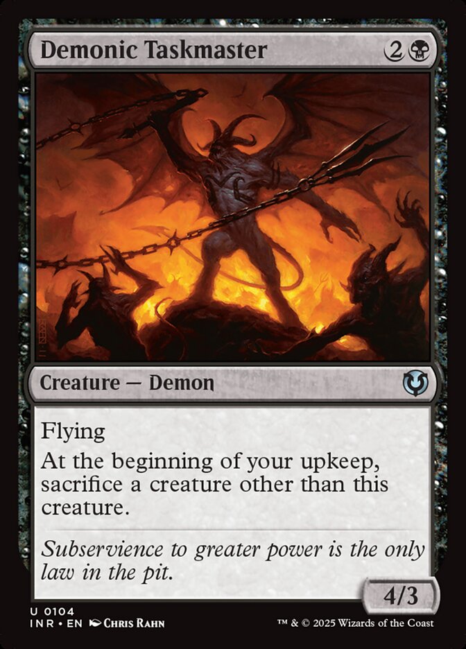 Demonic Taskmaster, Innistrad Remastered · 0104