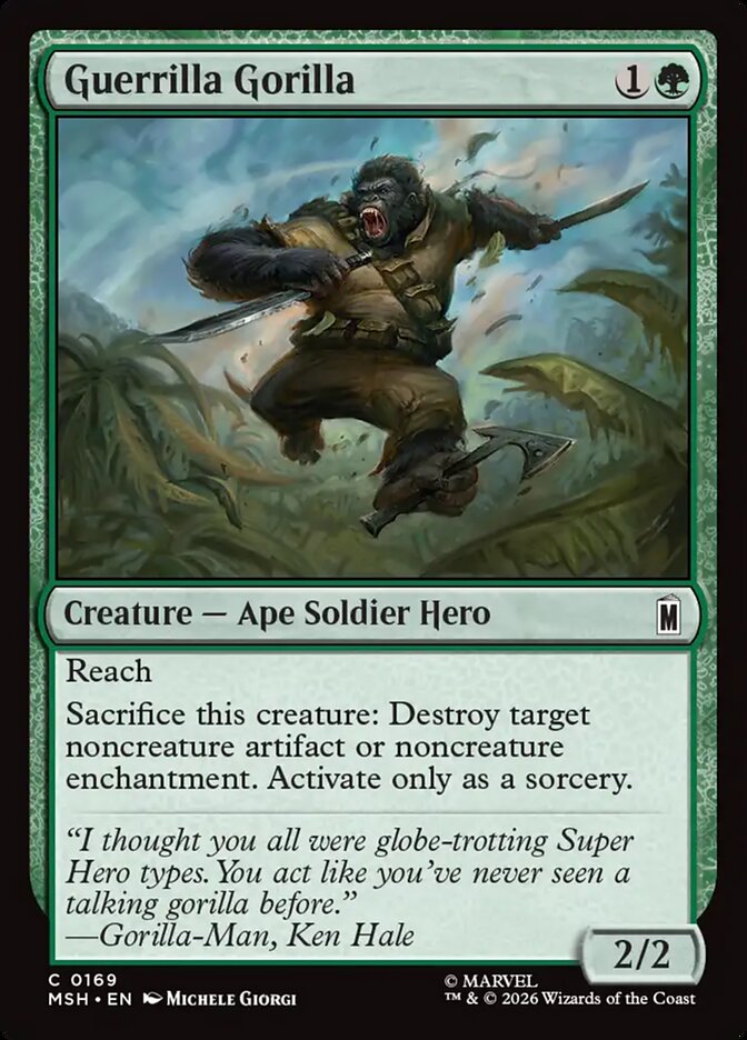 Guerrilla Gorilla, Marvel Super Heroes · 0169