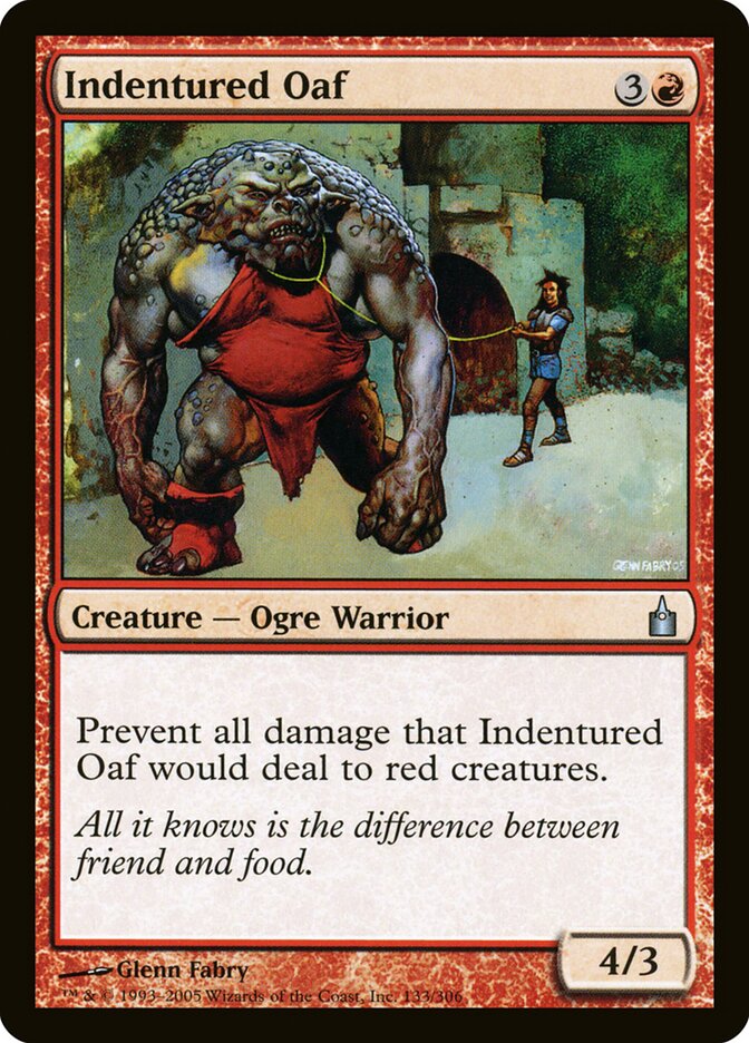 Indentured Oaf, Ravnica: City of Guilds · 133/306