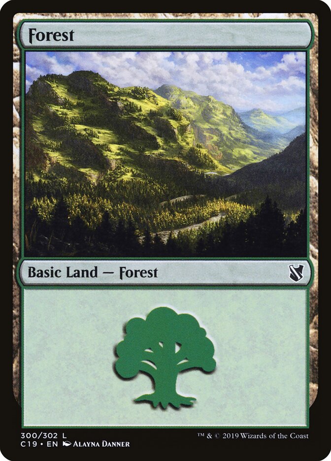 Forest, Commander 2019 · 300/302